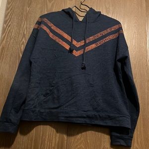 NFL Team Apparel Denver Broncos Hoodie Size L